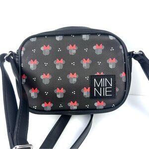 Danielle Nicole‎ Disney Crossbody Bag Minnie Mouse Black Red Handbag New